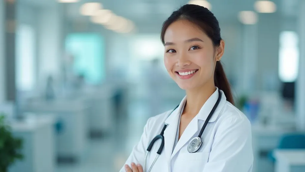Friendly healthcare consultant ready to help